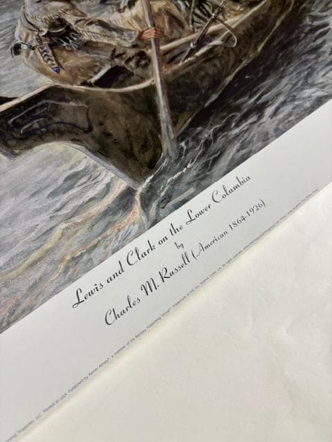 額装品/Lewis and Clark/ラッセル/アート/ポスター/インテリア