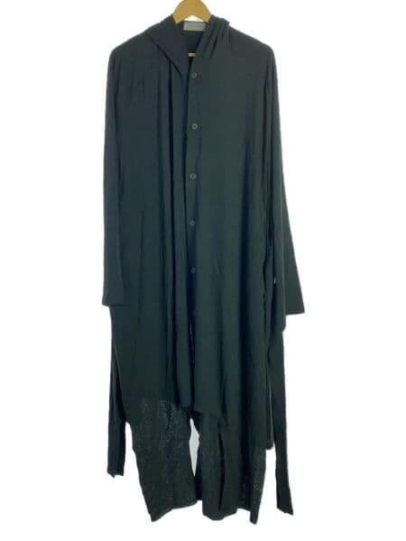 2024SS yohji yamamoto フードロングカーディガン