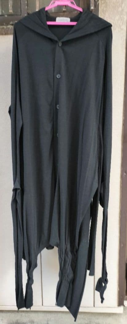 2024SS yohji yamamoto フードロングカーディガン