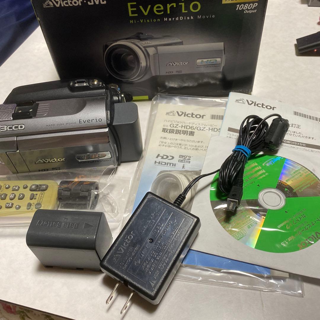 Victor.JVC  Full Hi-Vision ビデオカメラ　GZ-HD6