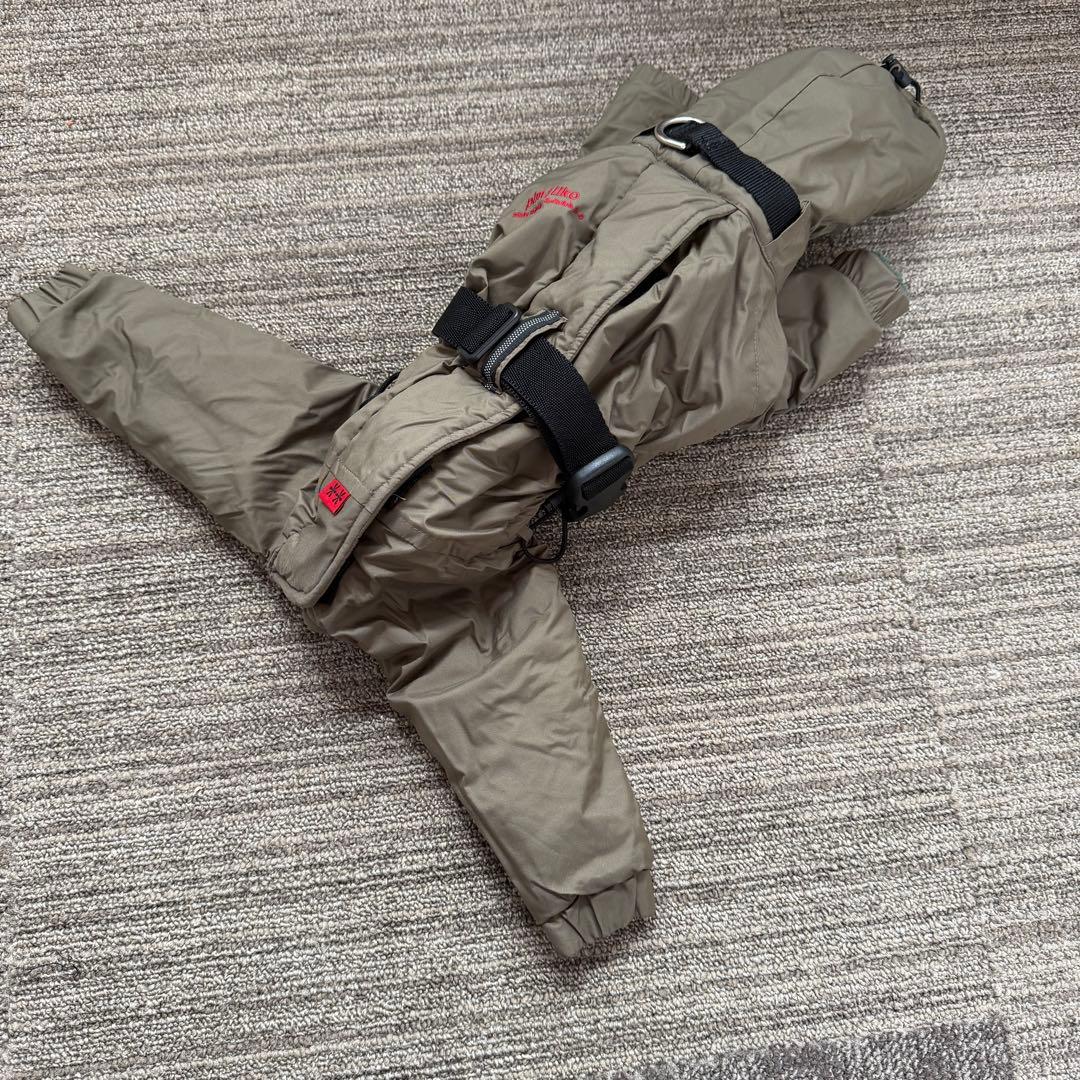 [美品]犬用防寒 インサレートスーツ オリーブグリーン イタグレ IS ピムリコ