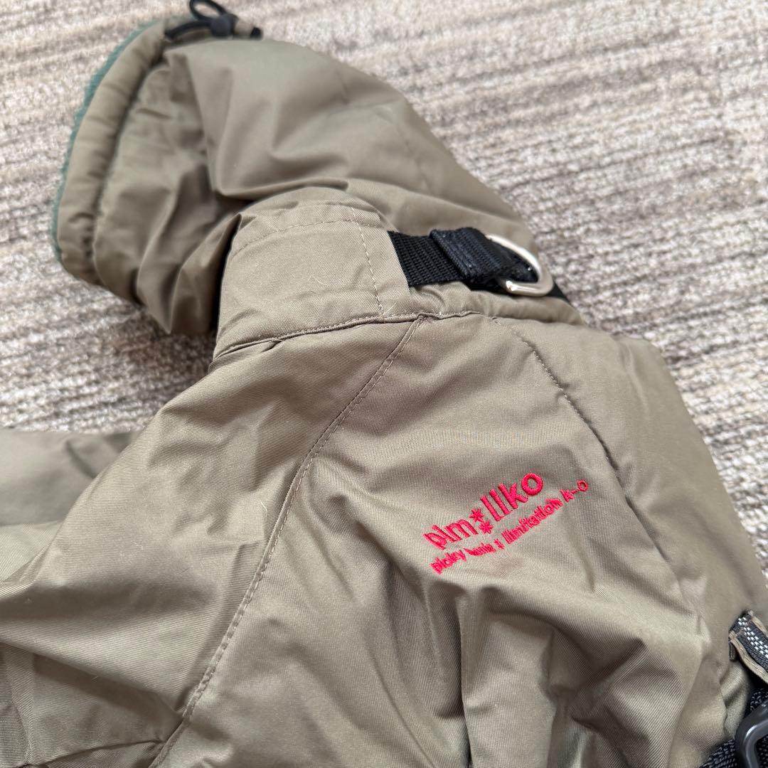 [美品]犬用防寒 インサレートスーツ オリーブグリーン イタグレ IS ピムリコ