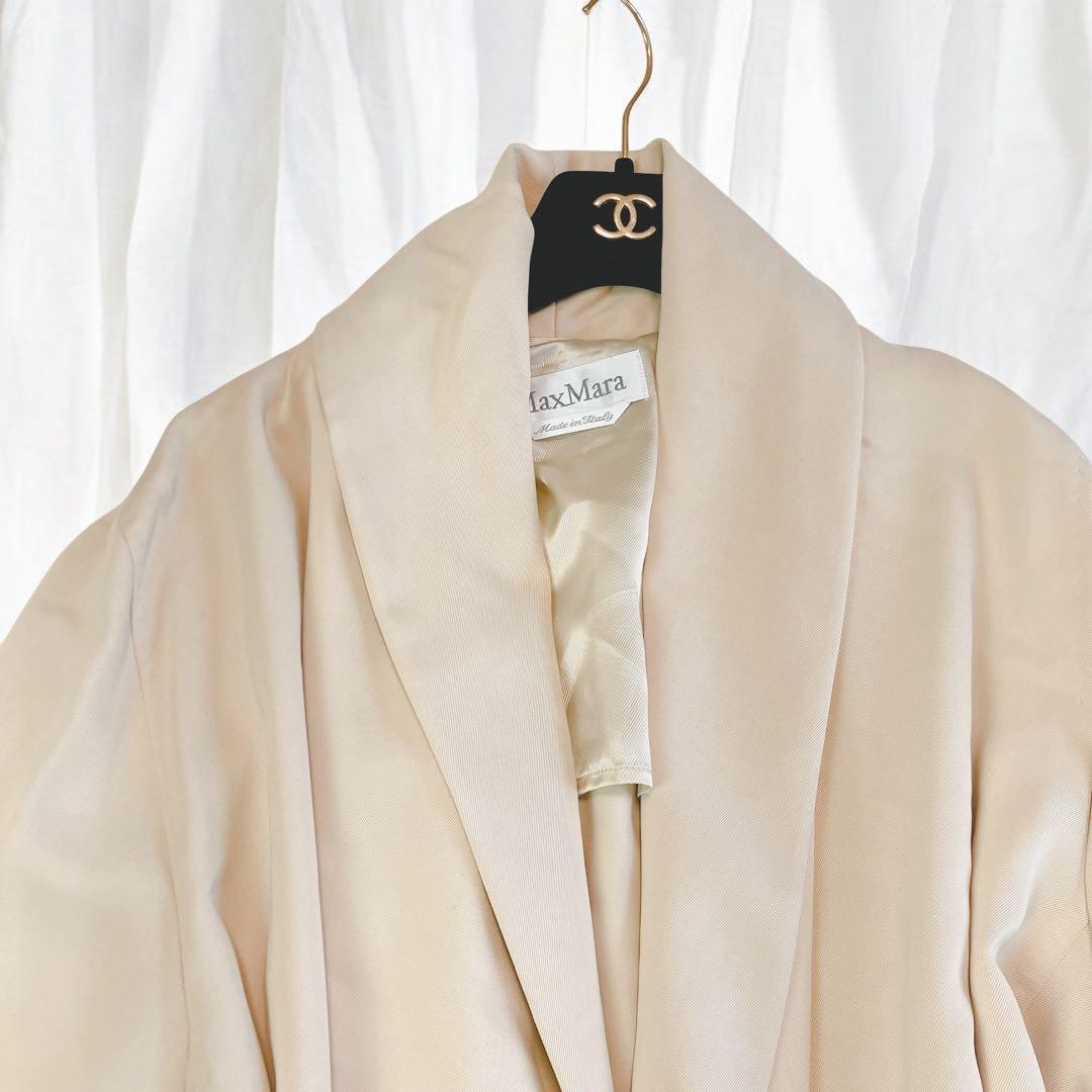 マックスマーラ　maxmar ロング　コート　チェスター　ベージュ　L〜XL