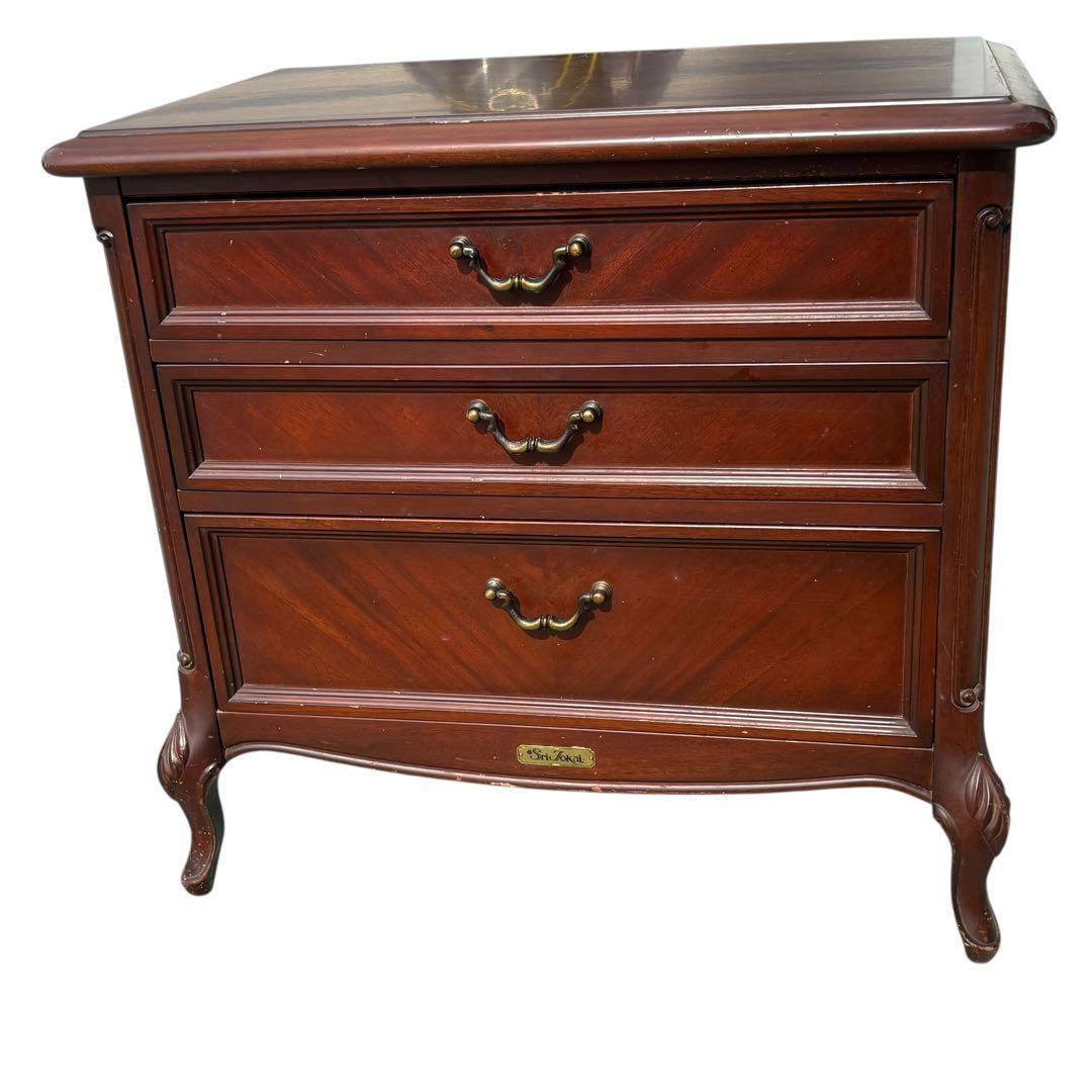 『Sri Tokai』 東海家具　3段　チェスト　猫脚　ロココ調　アンティーク