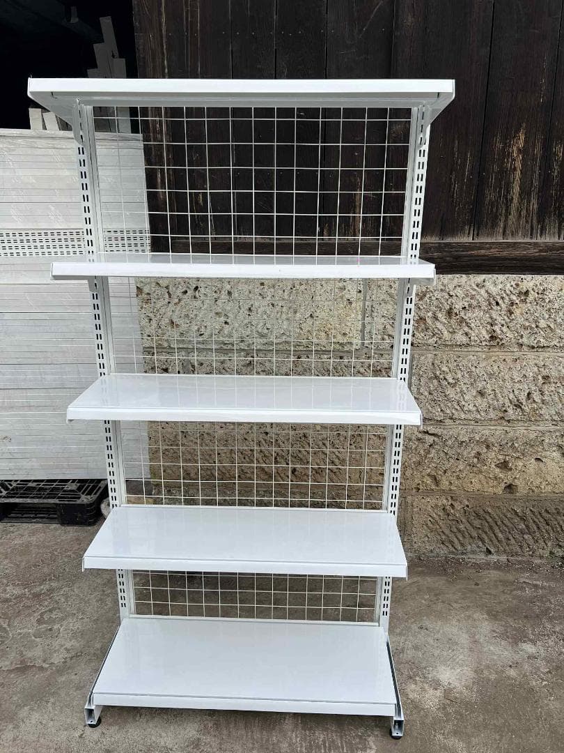 「業務用」什器 店舗展示棚 W90×H180 店舗什器 陳列棚 コンビニ