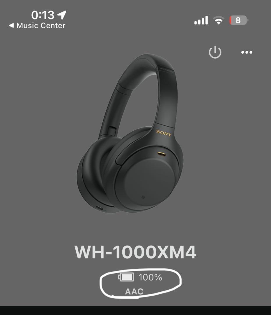 サ*ー様 SONY wh-1000xm4ブラック ワイヤレスヘッドホン ケース付