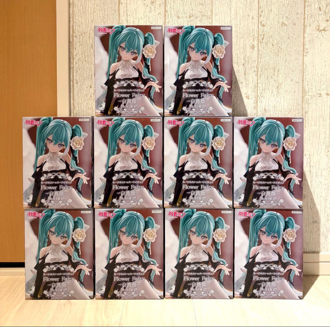 初音ミク Flower Fairy 白薔薇 ぬーどるストッパー フィギュア ②