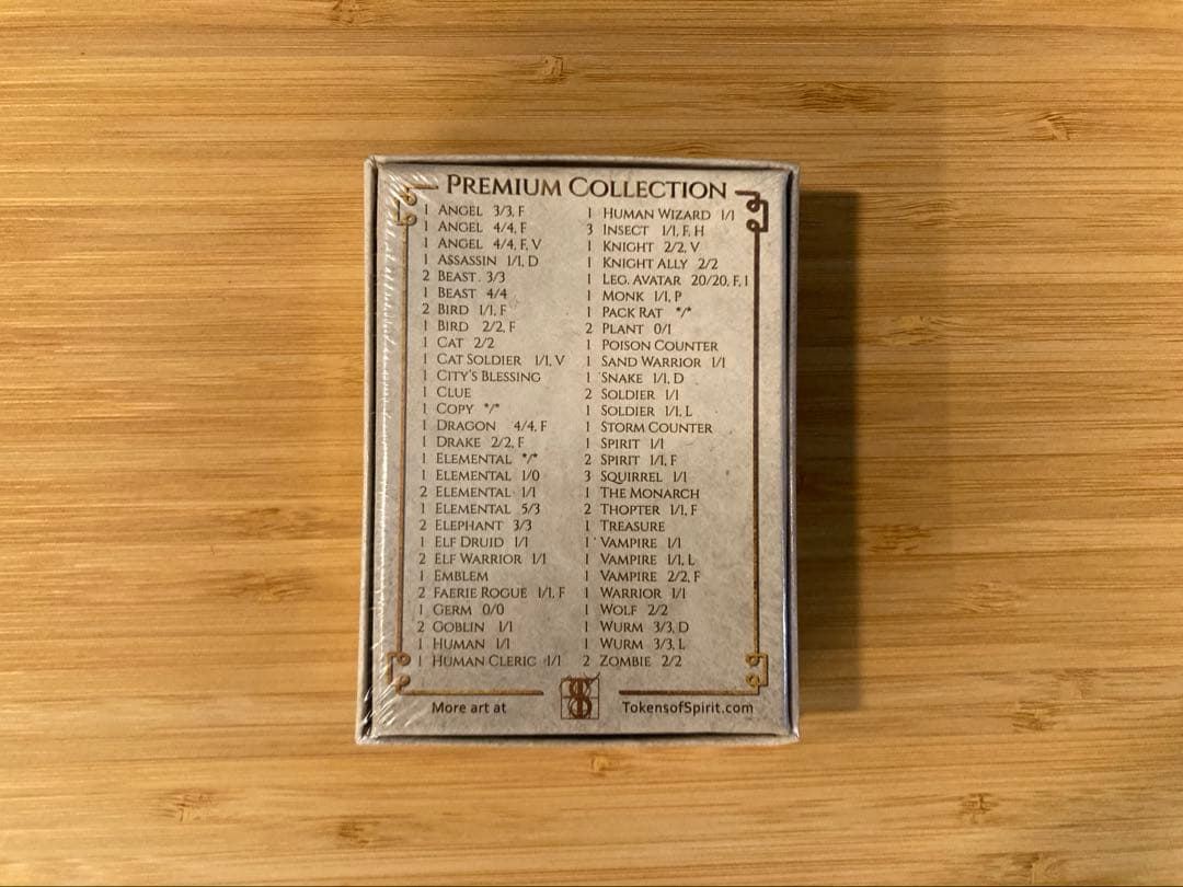 【未開封新品】Tokens of Spirit foil　MTG　トークン