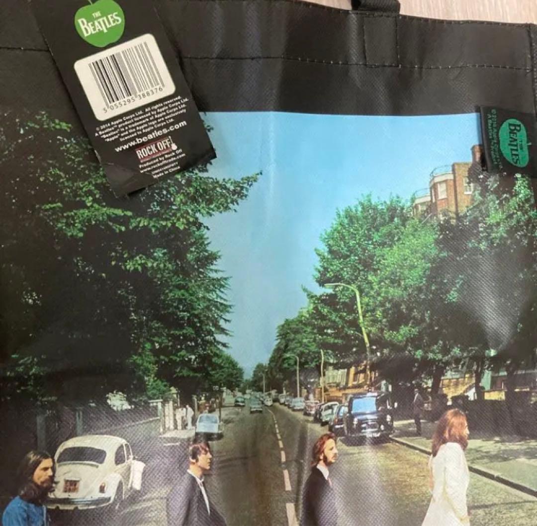 希少新品ザビートルズTHEBEATLSABBEYROADトートエコバッグブラック