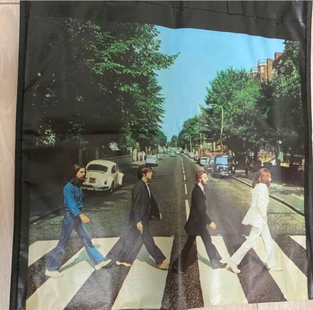 希少新品ザビートルズTHEBEATLSABBEYROADトートエコバッグブラック