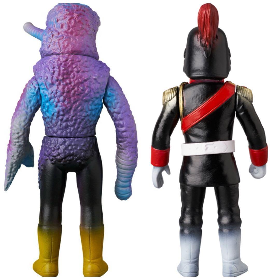 メディコム・トイ×東映レトロソフビ★ブラック将軍&ヒルカメレオン ミドルサイズ