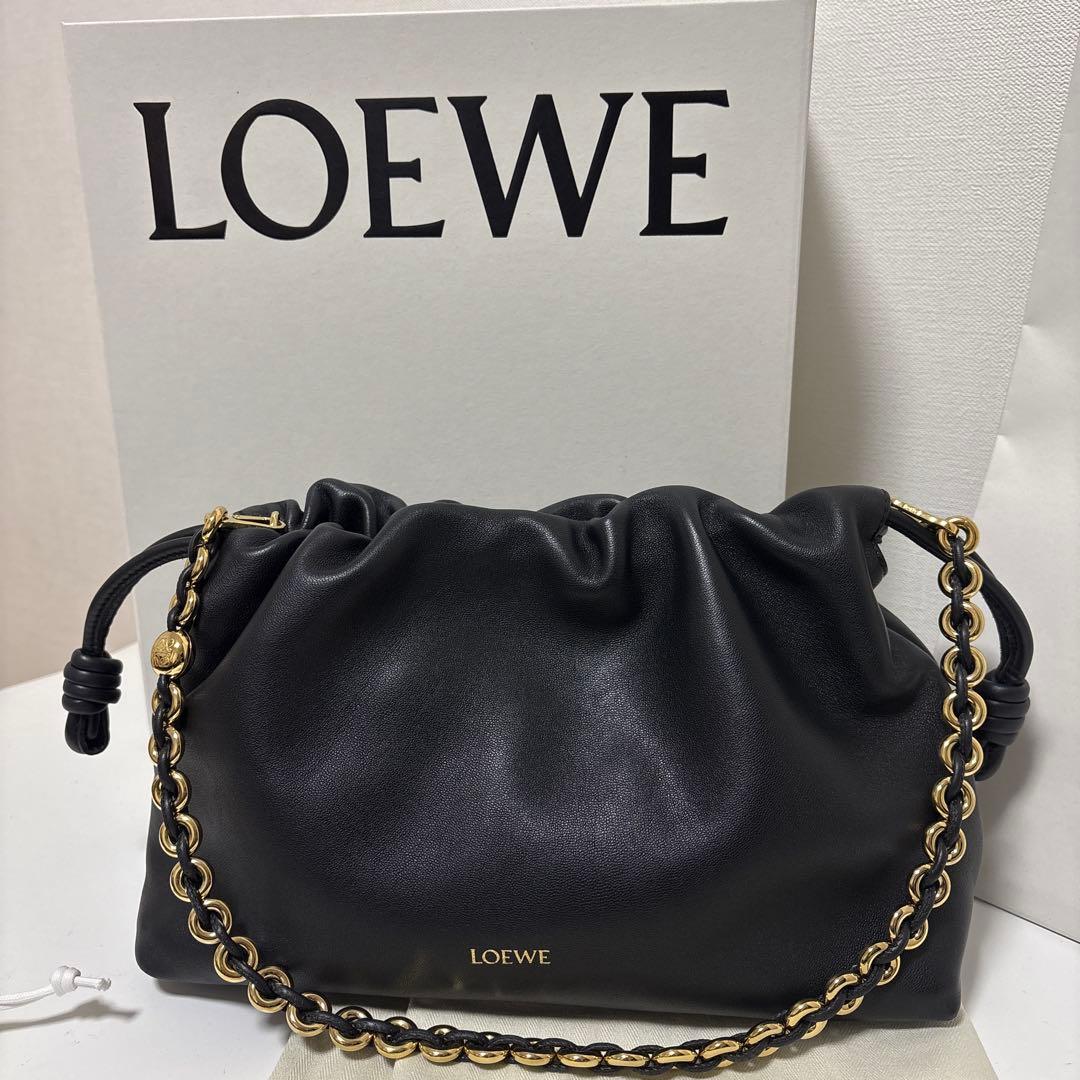 LOEWE ロエベ フラメンコパース ミディアム ブラック 正規品