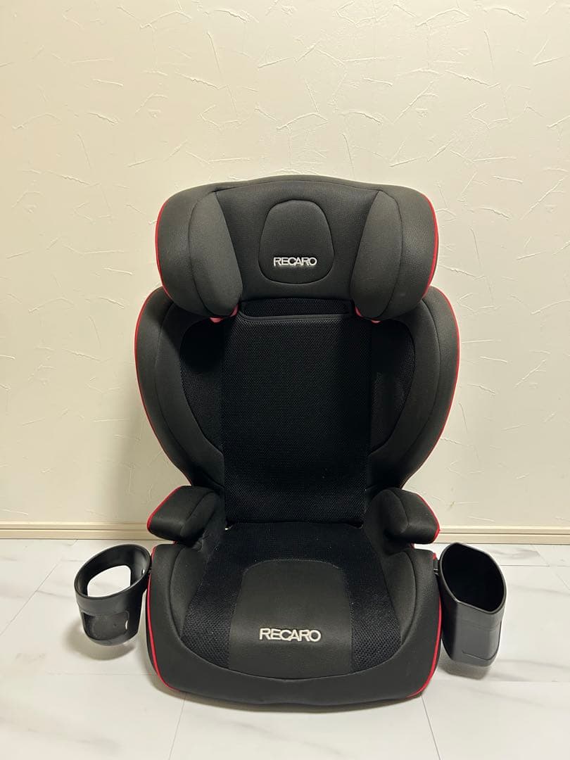 美品❗️RECARO レカロ　J3 ジュニアシート　レッドブラック