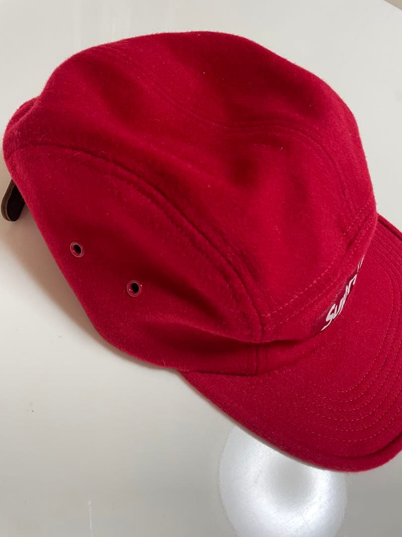 supreme wool camp cap red 赤　キャップ