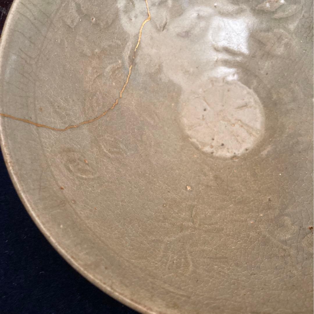 高麗青磁　高麗青磁碗　金直し