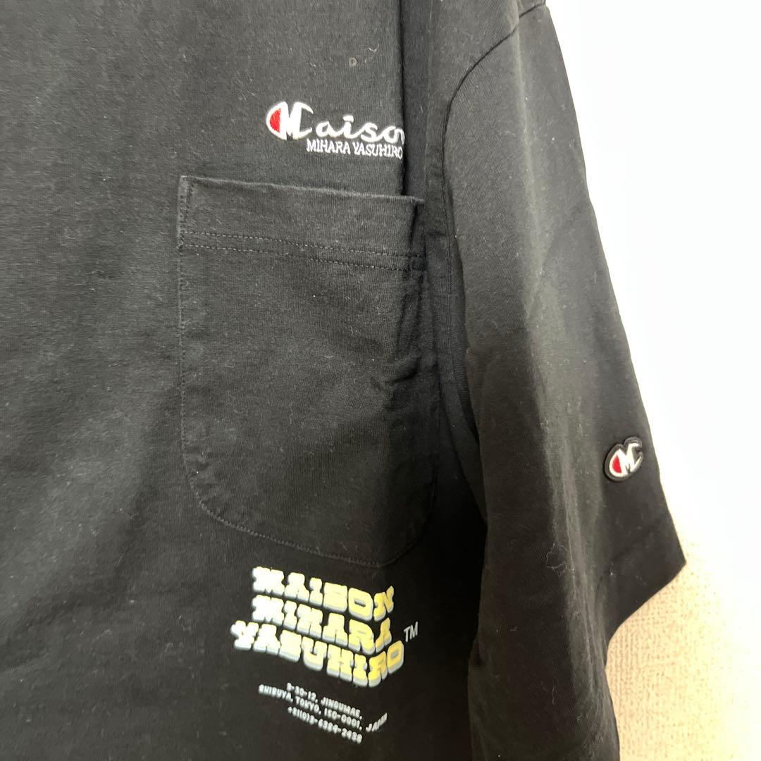 Maison Mihara Yasuhiro ブラック Tシャツ M