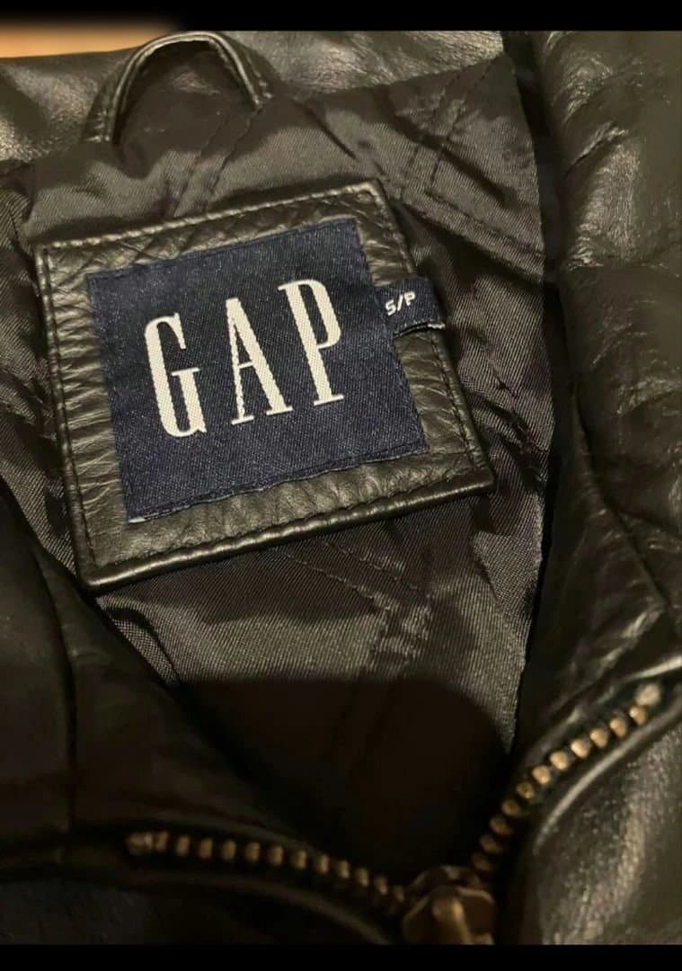 オールドギャップ　レザージャケット　ブラック　S