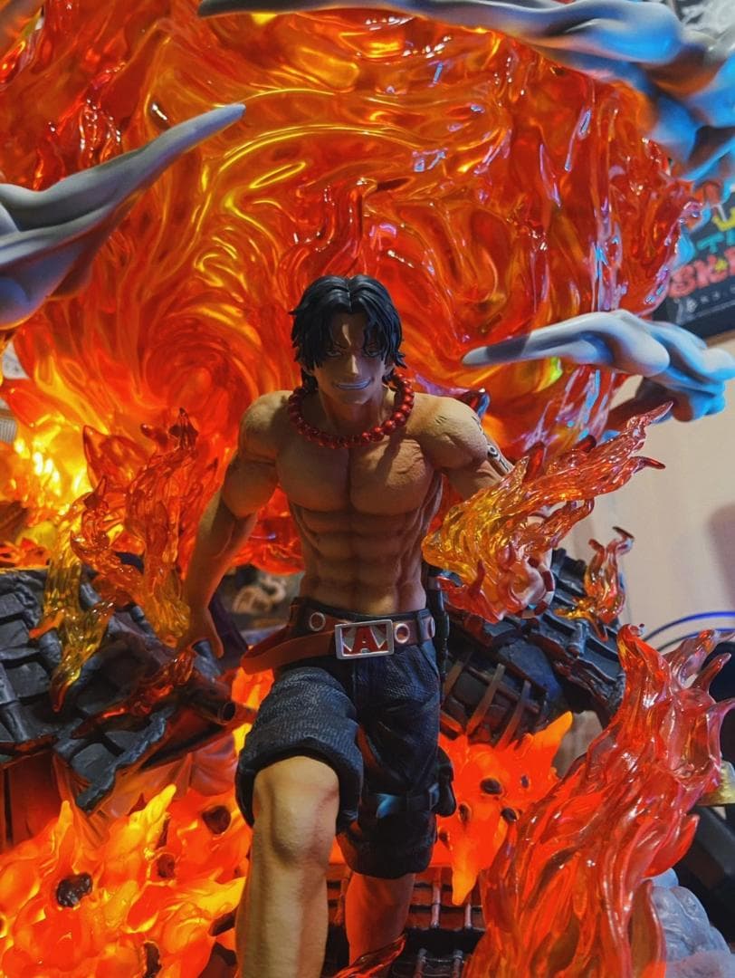 ONE PIECE ポートガス·D·エース 1/3 彫刻フィギュア 海外限定