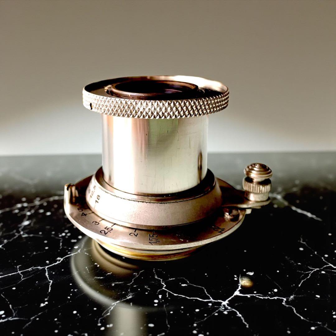 【OH票付】【珍品】Leica: Elmar 50mm/f3.5 ニッケル