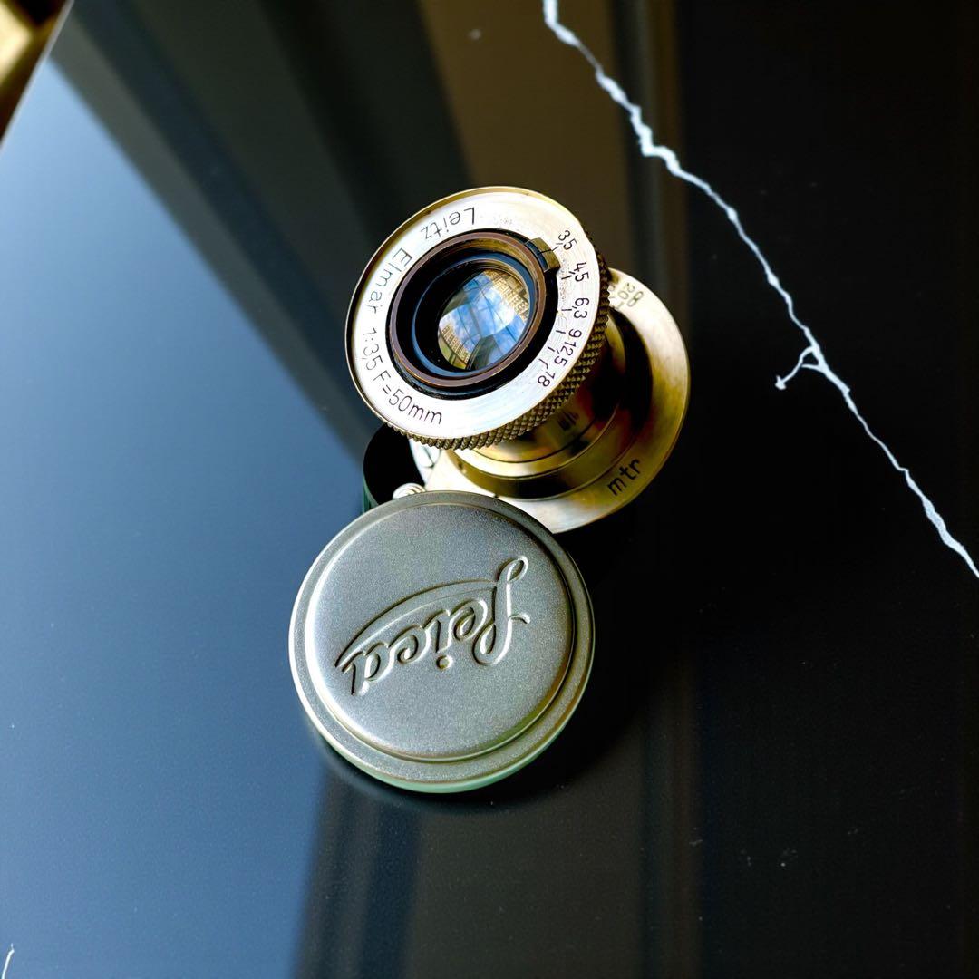 【OH票付】【珍品】Leica: Elmar 50mm/f3.5 ニッケル
