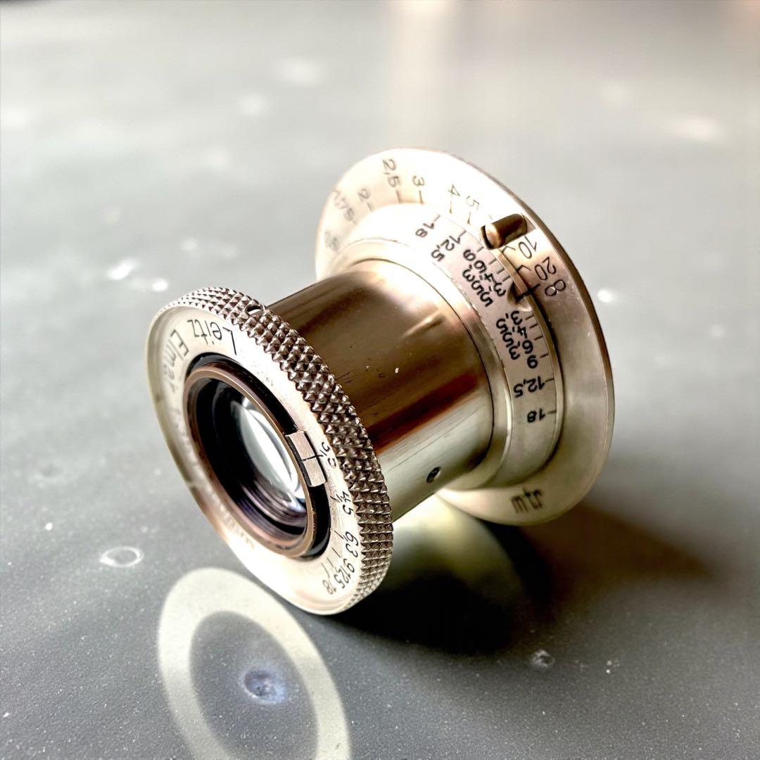 【OH票付】【珍品】Leica: Elmar 50mm/f3.5 ニッケル