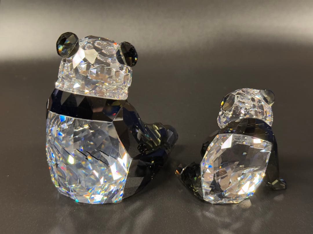 スワロフスキー 2008年 ワイルドライフ 希少な野生動物 パンダ SCS限定