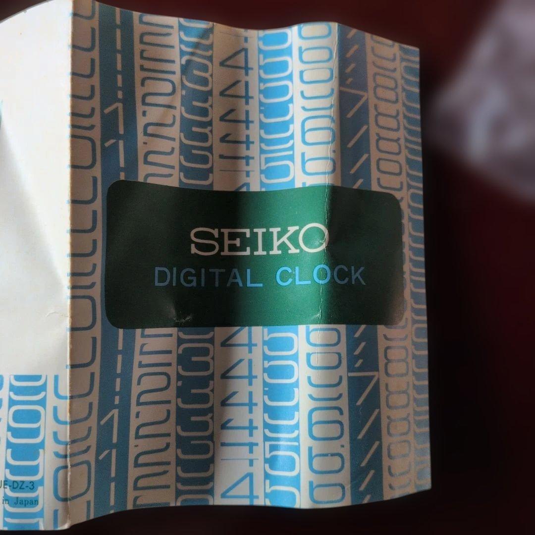 新品未使用 SEIKO 赤 置時計 昭和レトロ パタパタ時計