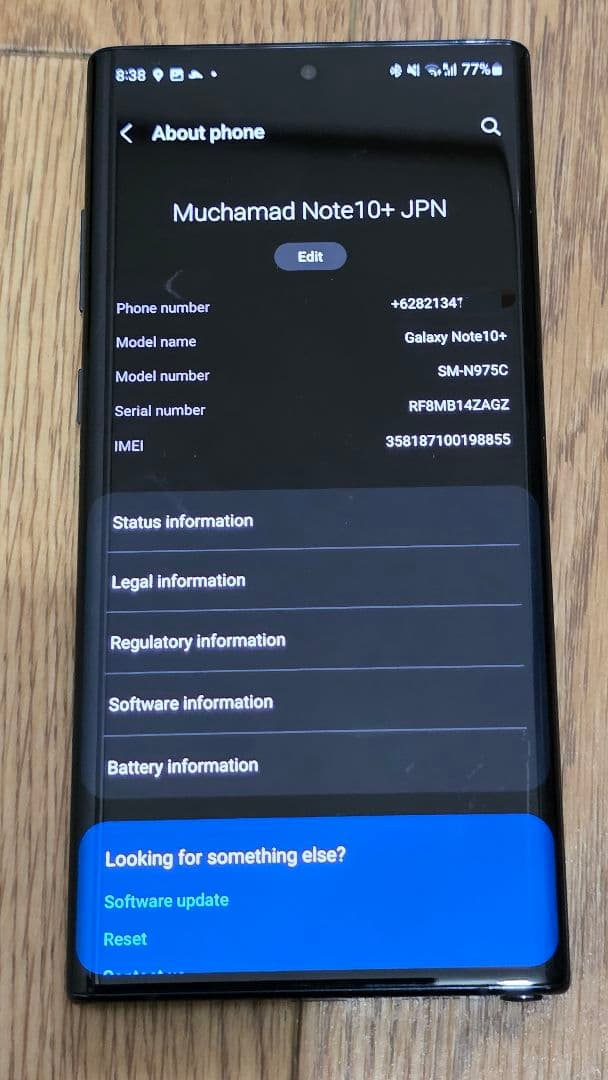 Galaxy Note10+ / SM-N975CオーラブラックSIMフリー
