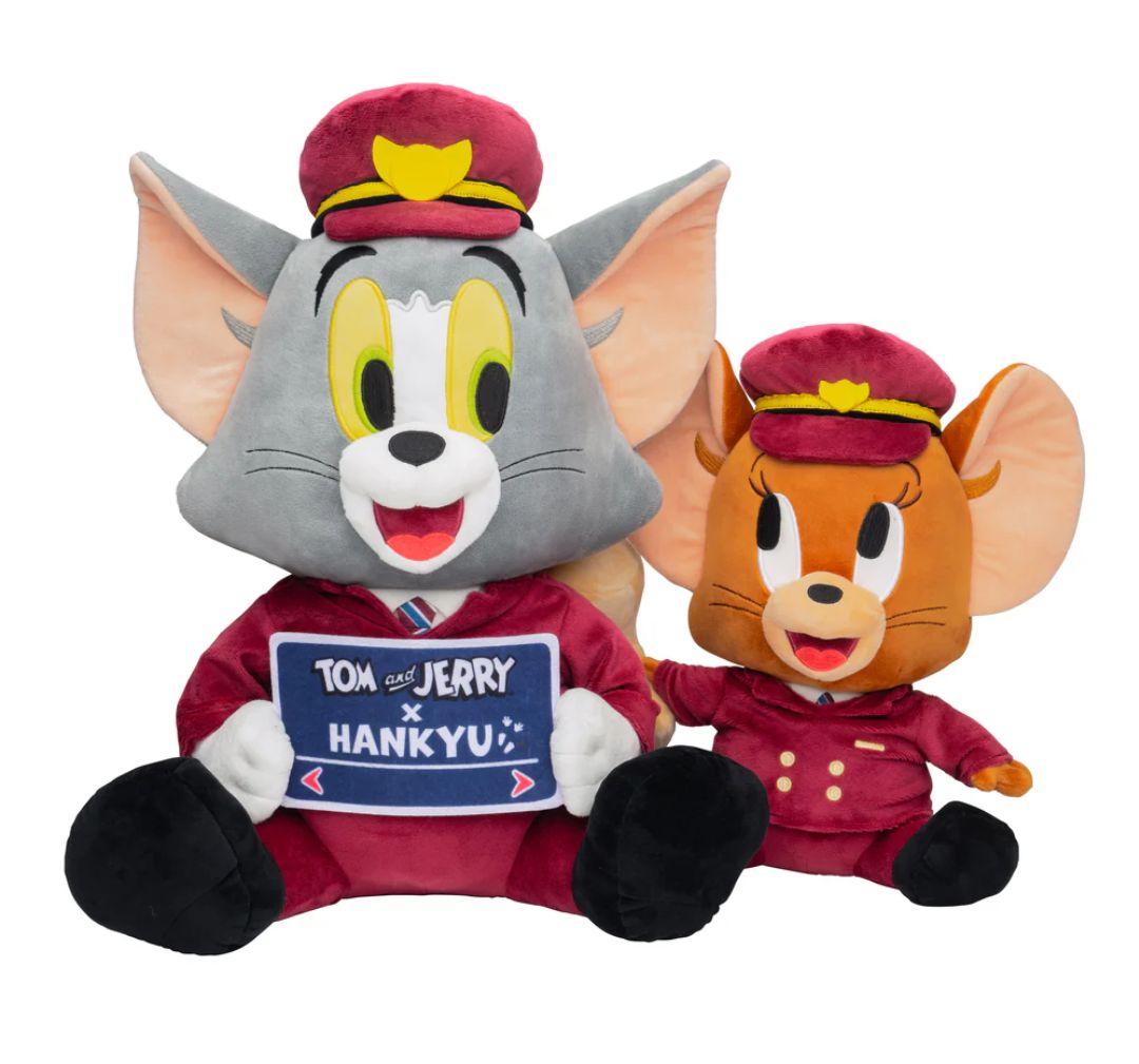 【新品・未開封】トムとジェリー×阪急電鉄 ぬいぐるみ 2個セット　ポスター付き
