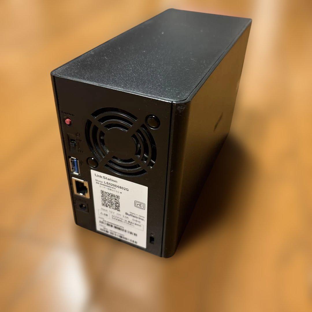 ネットワークハードディスク　BAFFALO LS520D0802G