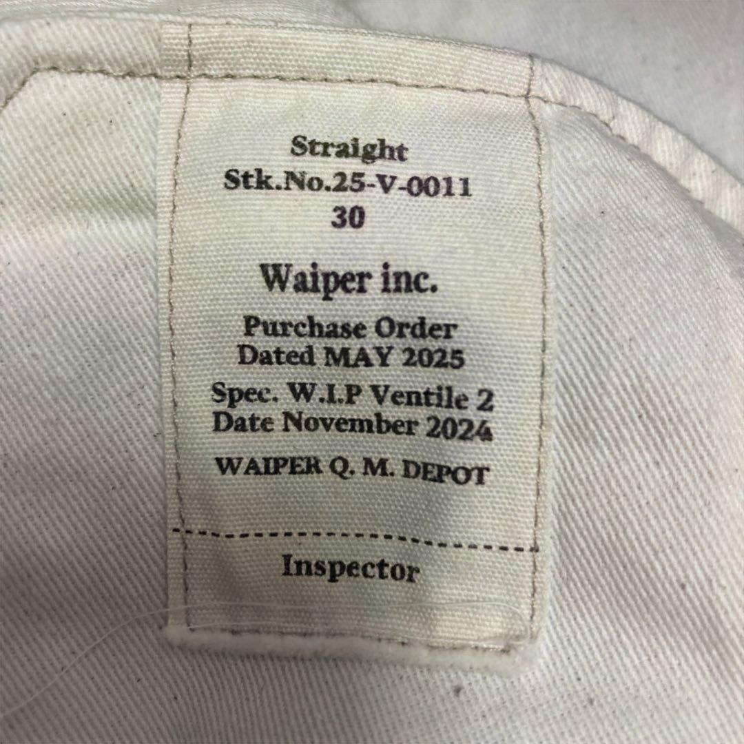 WAIPER.inc ベンタイルチノトラウザーストレート【WP1087】