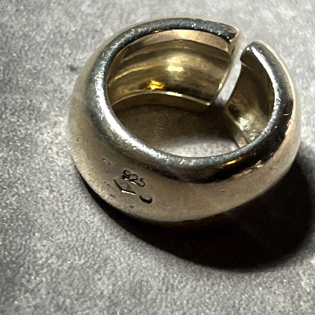 12号 vintage CHANEL logo silver925 RING