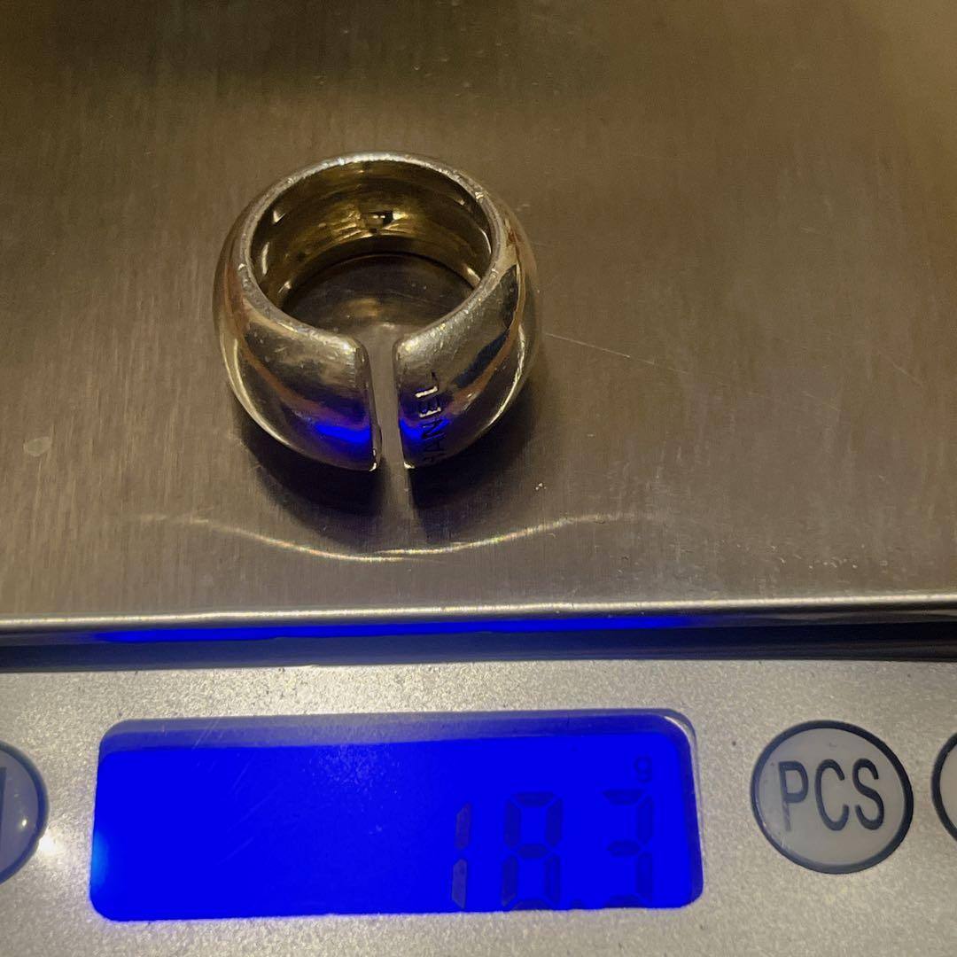 12号 vintage CHANEL logo silver925 RING