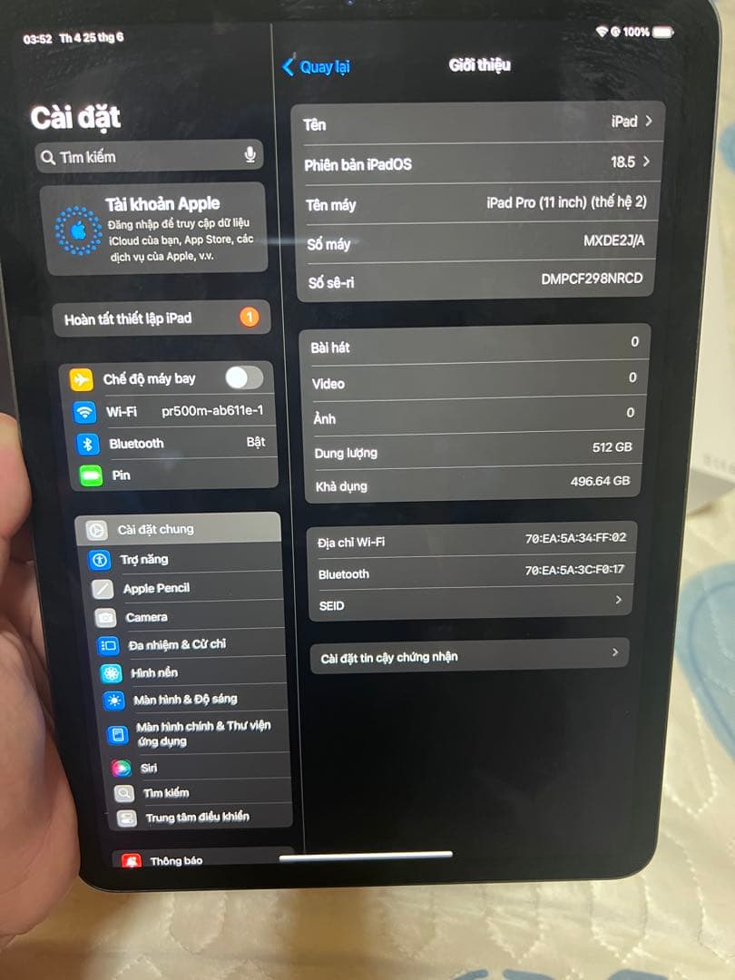 Apple iPad Pro 2020 11インチ スペースグレー