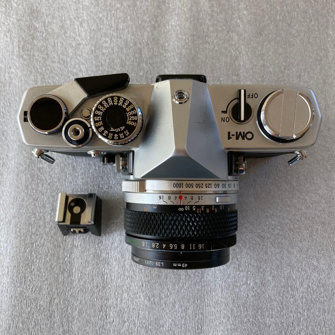 OLYMPUS OM-1 一眼レフカメラ 50mmレンズ カメラケース付き