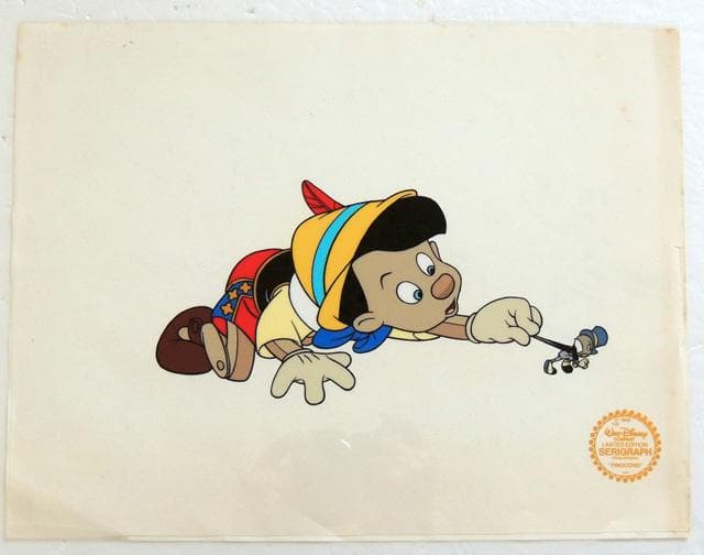 Walt Disney/ウォルト・ディズニー★ピノキオ★セリグラフ セル画