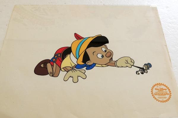 Walt Disney/ウォルト・ディズニー★ピノキオ★セリグラフ セル画