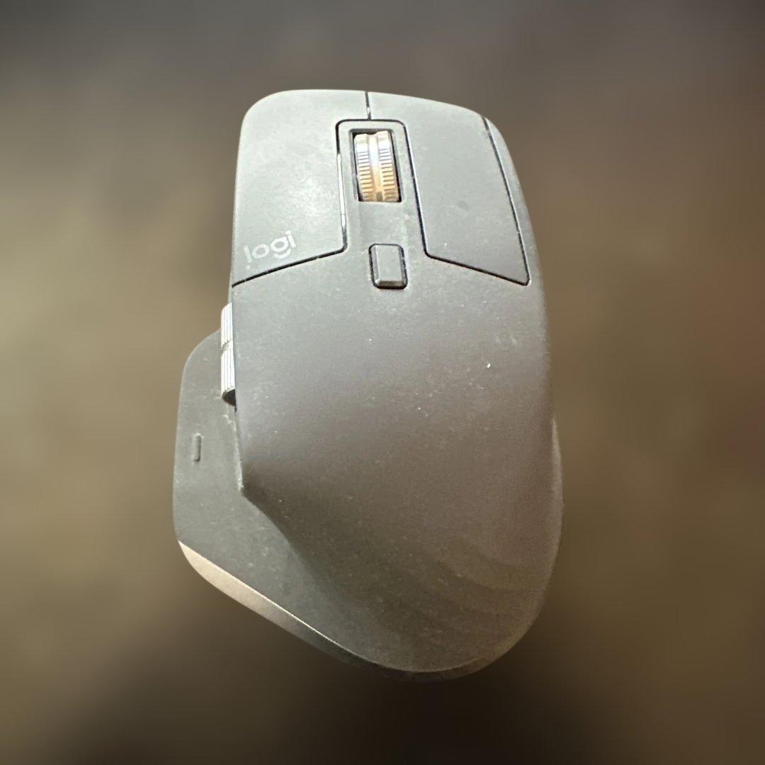 Logitech ワイヤレスマウス グレー