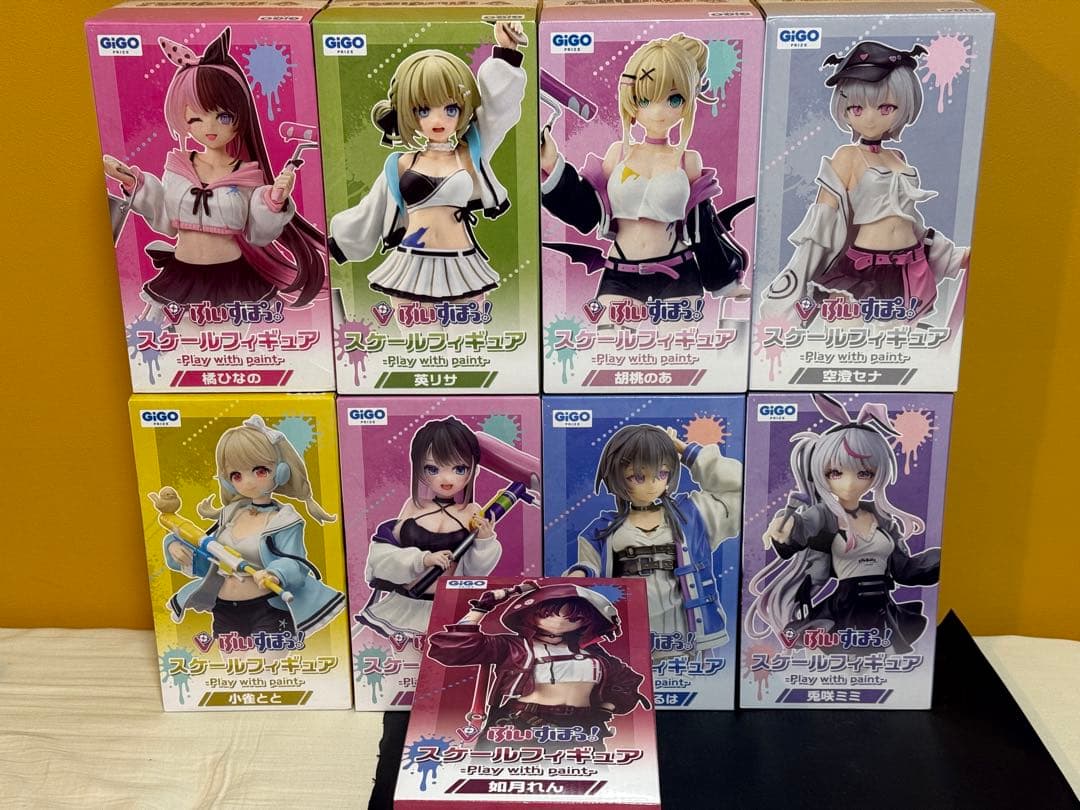 ぶいすぽ　gigo スケールフィギュア　9体セット