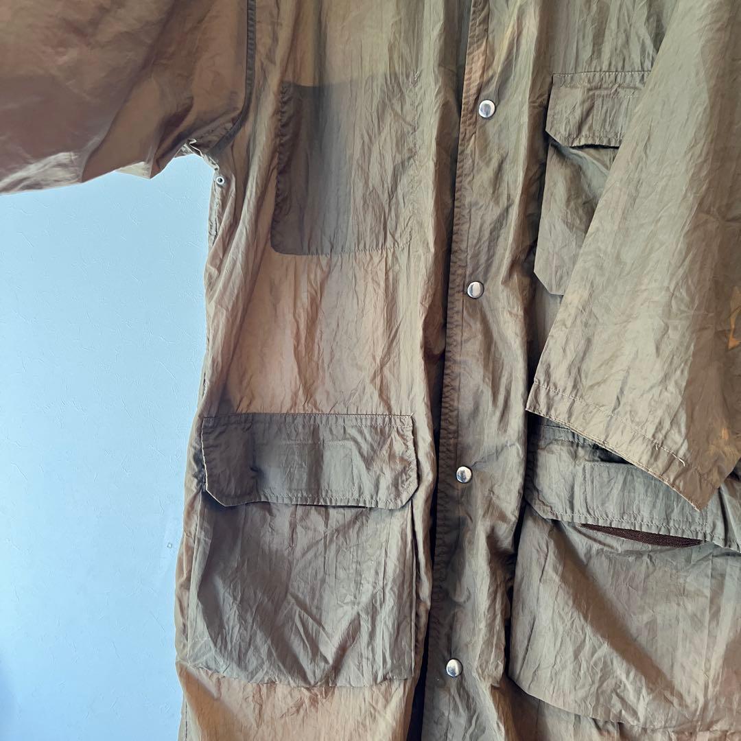 70s Comme des garçon ナイロンコート 初期 カーキ