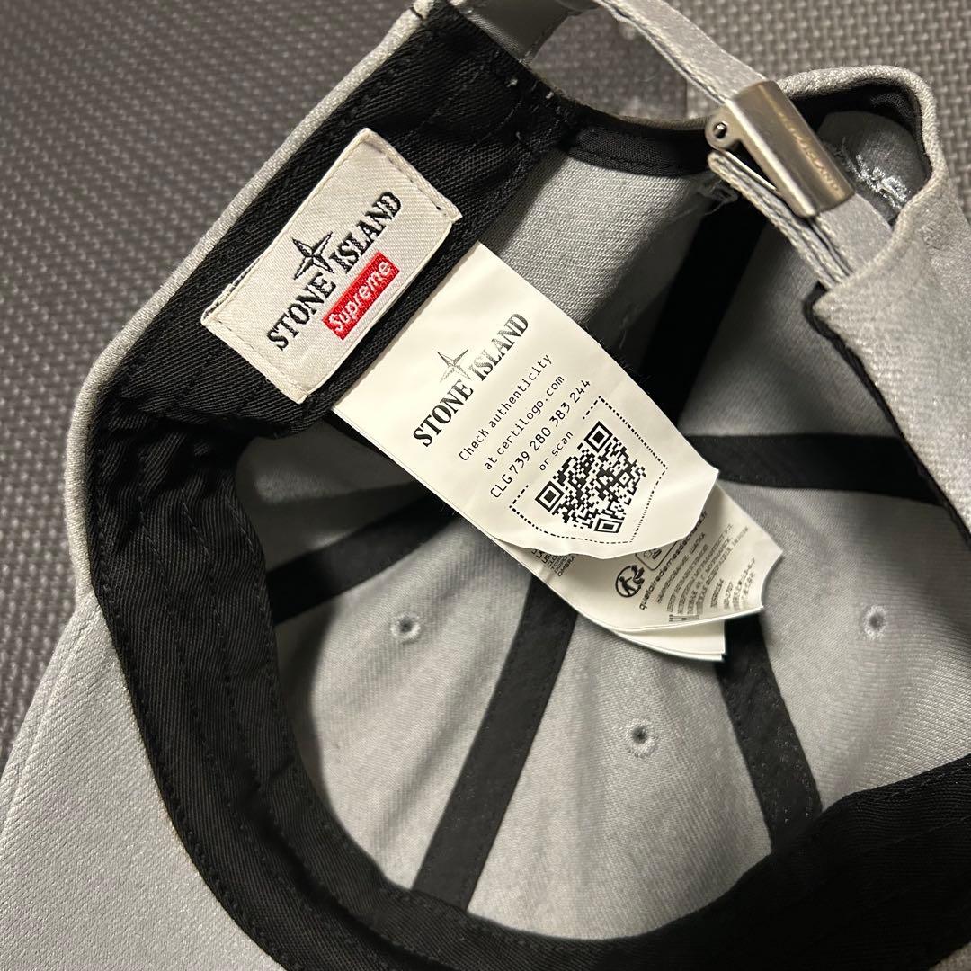 SUPREME ×Stone  Denim 6-Panel Cap