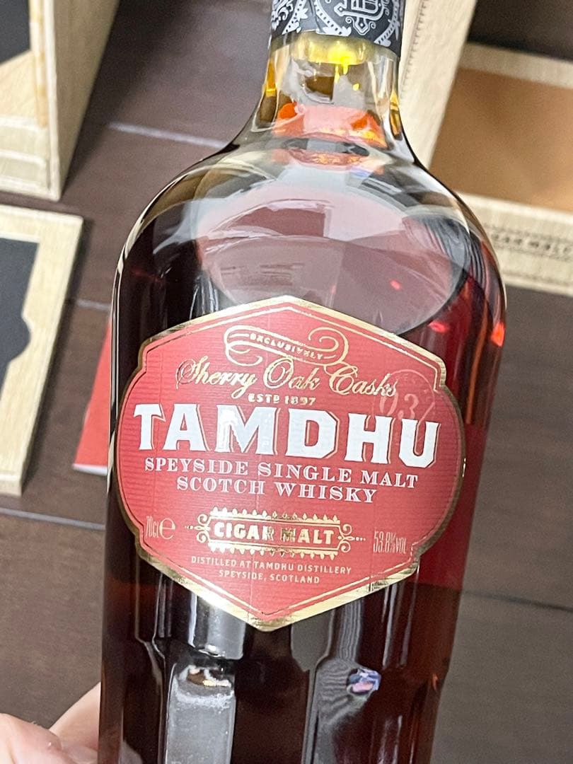 タムデューシガーモルトバッチ3 シェリーカスク　53.8% カスクストレングス