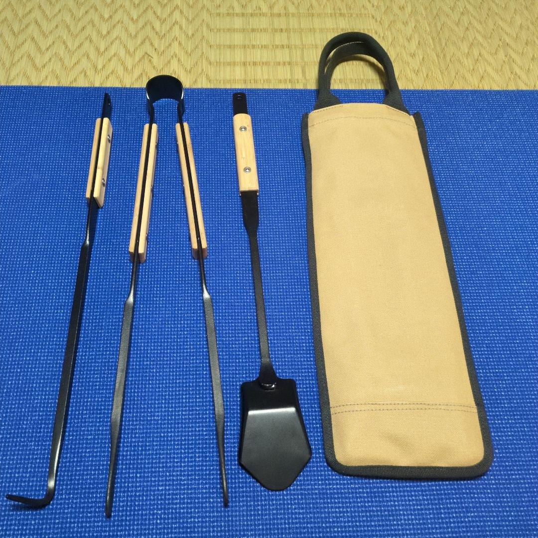 peak焚き火台Lスターターセット炭床なし＆焚き火ツールPro