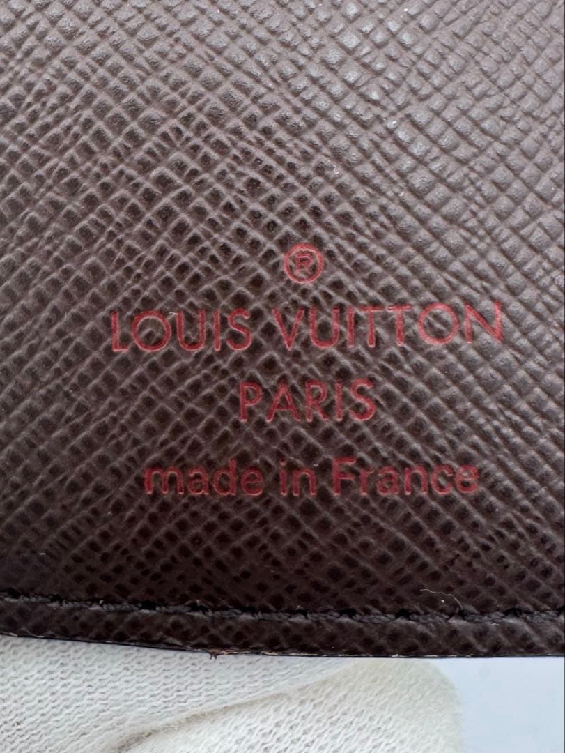 【定番人気】ルイヴィトン ダミエ エベヌ 折り財布 ポルトフォイユ ヴィエノワ