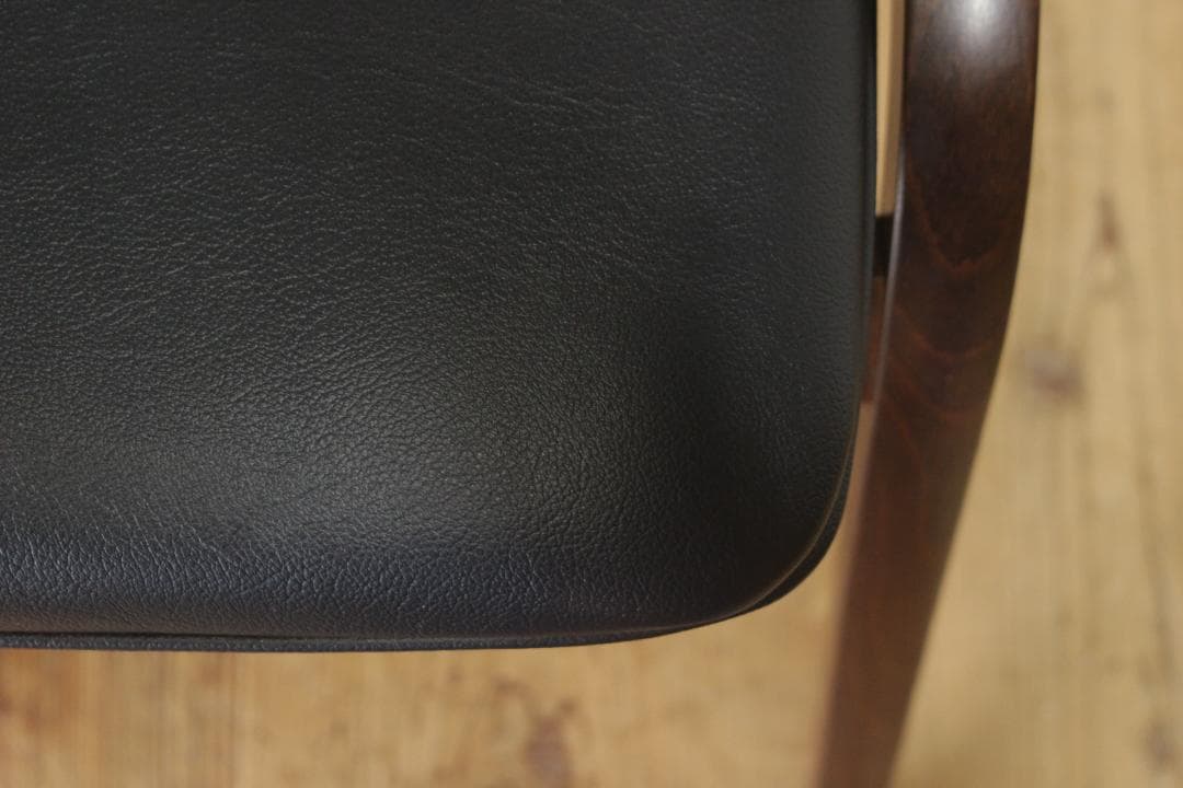 秋田木工 剣持勇 座面張り替え済み スツール No.202 レトロ 椅子 2