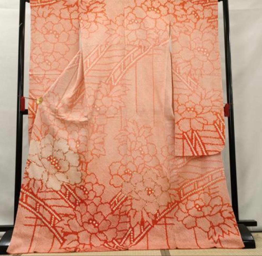 振袖フルセット5点M〜L総絞りやまと銀駒刺繍11800円売り切り終了