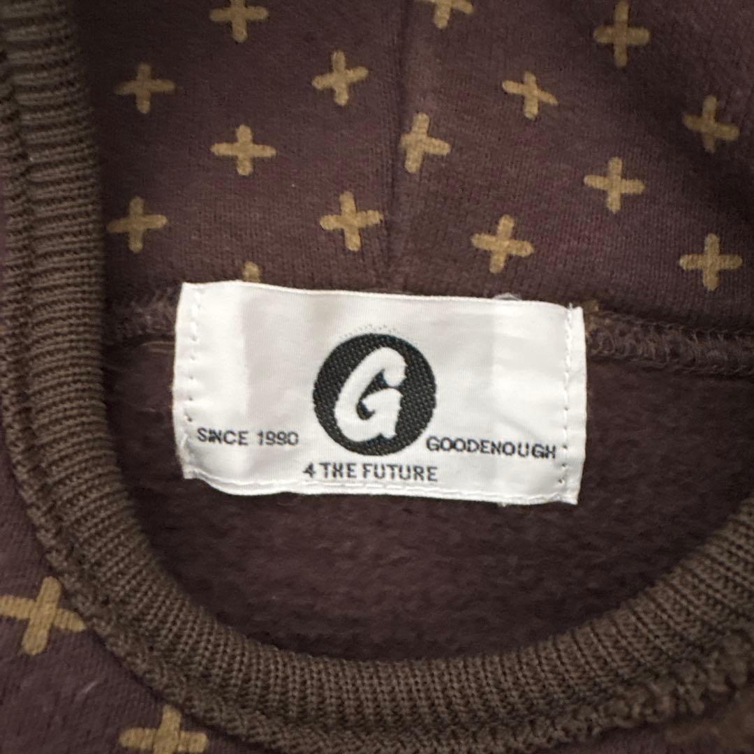 L*y様 GOODENOUGH クロスドット パーカー フーディ 日本製 キムタ