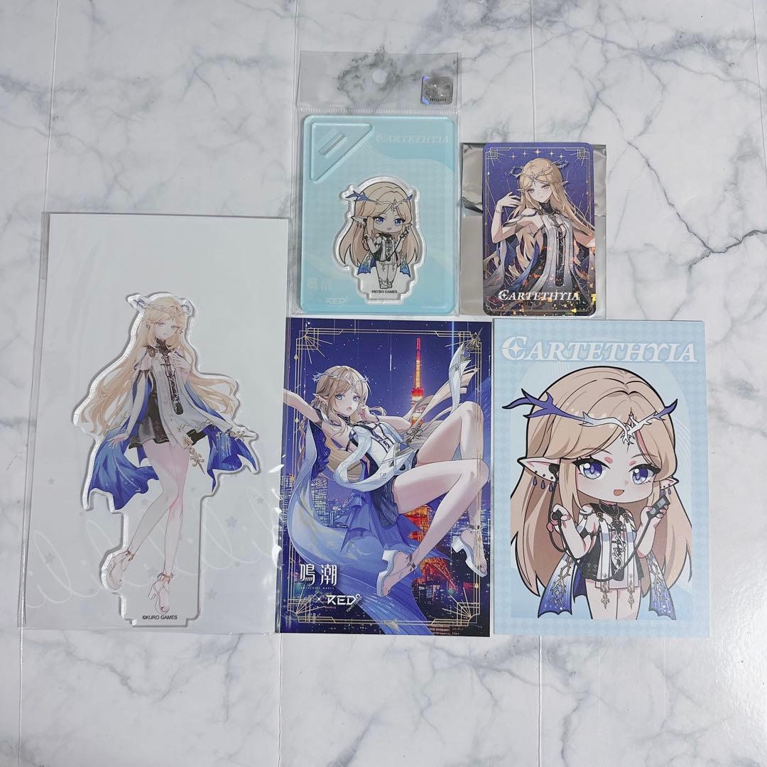 鳴潮 東京タワー RED アクリルスタンド ホログラムカード 特典 カルテジア