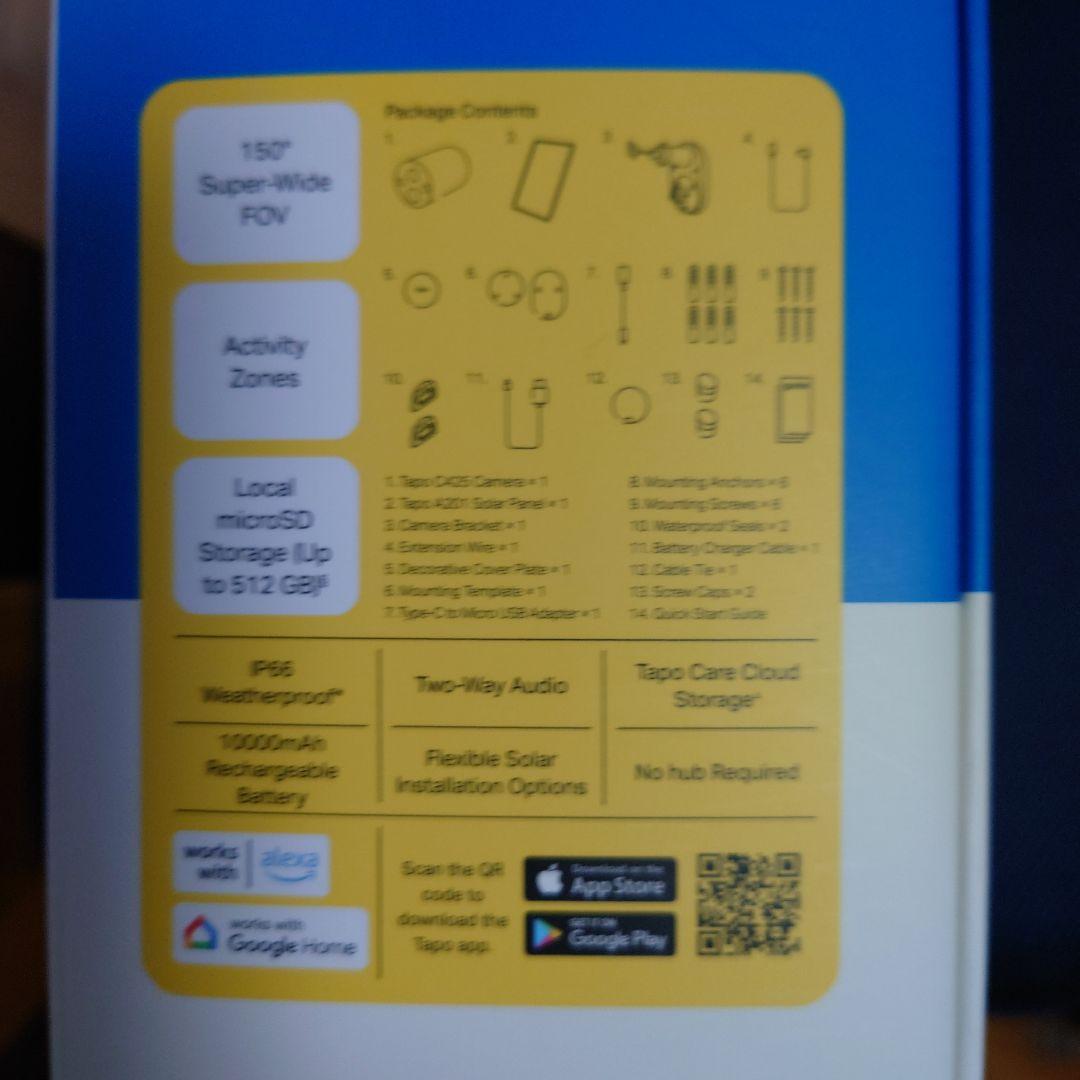 Tapo C425 KIT 2K QHD 防犯カメラ