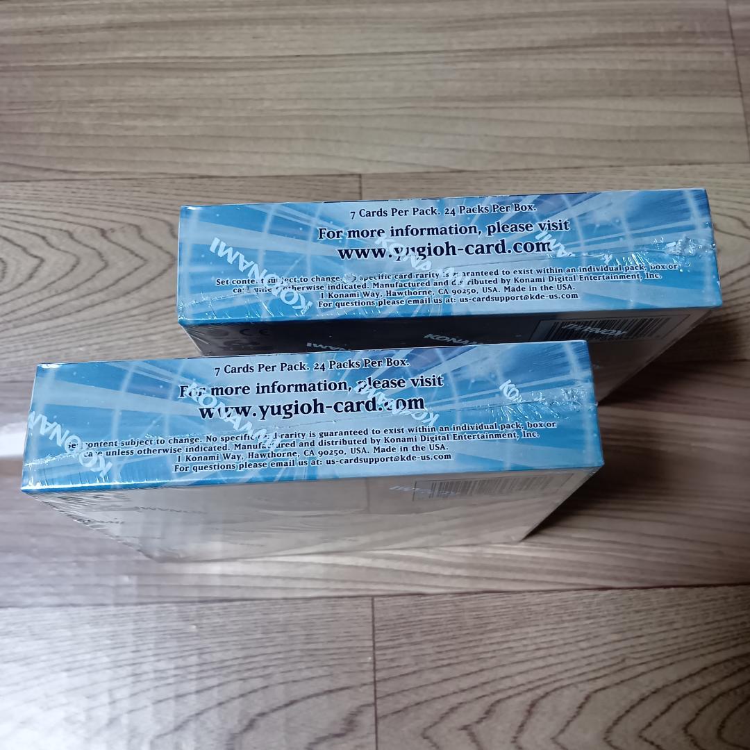 2BOXセット シュリンク付き 遊戯王 英語版 ジャスティス・ハンターズ 新品
